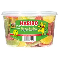 HARIBO Fruchtgummi Super Gurken 150 St./Pack.