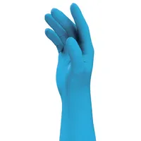 uvex Einweghandschuhe u-fit, Nitril, lebensmittelecht, blau, Größe S, 4048612121160 uvex 100 Stück