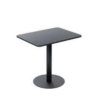 PAPERFLOW Bistrotisch MEZZO, 75cm (H), 80x75x60cm (BxHxT) (BxT), rechteckig, schwarz / schwarz matt 3660141226409 PAPERFLOW