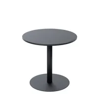 PAPERFLOW Bistrotisch MEZZO, 75cm (H), 80x75x80cm (BxHxT) (BxT), rund, schwarz / schwarz matt 3660141226447 PAPERFLOW