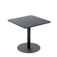 PAPERFLOW Bistrotisch MEZZO, 75cm (H), 80x75x80cm (BxHxT) (BxT), quadratisch, schwarz / schwarz matt 3660141226461 PAPERFLOW