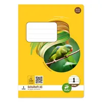 Staufen Schulheft 040532001 Style, Lineatur 1 / Schreiblern-Lineatur / keine, A5, 80g, gelb, 32 Blatt / 64 Seiten 9002244554470 Staufen