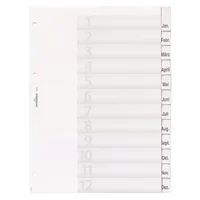 DURABLE Ordnerregister 12 Registerblätter