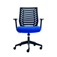Rocada Bürostuhl , blau / schwarz, mit Armlehnen, bis 100kg, ohne Kopfstütze 8427951907301 Rocada