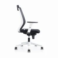 Rocada Bürostuhl Blanca, schwarz / weiß, mit Armlehnen, bis 125kg, ohne Kopfstütze 8427951908605 Rocada