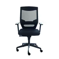 Cep Bürostuhl rocada, schwarz / schwarz, mit verstellbaren Armlehnen, bis 125kg, ohne Kopfstütze 8427951908407 Cep