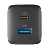 Cellularline Cellularline USB Charger Multipower Micro 30W GaN 2 Ports