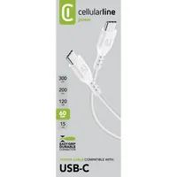 Cellularline Kabel USB-CUSB-C USBDATA06USBC2CW 0,6m ws 8018080373626 Cellularline
