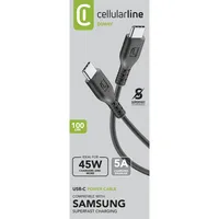 Cellularline Kabel USB-CUSB-C USBDATAC2C5A1MK 1m sw 8018080439186 Cellularline