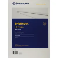 Soennecken Briefblock DIN A4