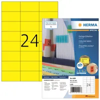 Herma Etiketten Special 4406, gelb, 70x37mm, rechteckig 4008705044066 Herma 2400 Stück