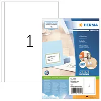 Herma Etiketten Premium 4458, weiß 200x297mm, rechteckig,  4008705044585 Herma 100 Stück