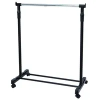 Alba Reihengarderobe Jack BxHxT 82x160-180x42cm mobil mit 4 Rollen sch