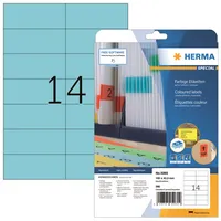 Herma Etiketten Special 5060, blau, 105x42,3mm, rechteckig 4008705050609 Herma 280 Stück