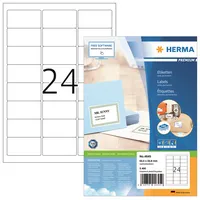 HERMA PREMIUM Adressetiketten A4, 63,5 x 33,9 mm, weiß, permanent haftend