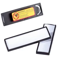 DURABLE Namensschild mit Magnet. Farbiger Rahmen mit abgerundeten Ecken und praktischem Clip-Mechanismus.