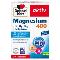 Queisser Pharma Doppelherz Magnesium 400 +B1 +B6 +B12 +Folsäure 4009932004731 Queisser Pharma 30 Stück