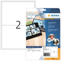 Herma Etiketten Special 4915, weiß, 143,5x199,6mm, rechteckig 4008705049153 Herma 50 Stück