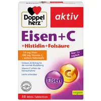 Doppelherz Nahrungsergänzungsmittel aktiv Eisen + C + Histidin + Folsäure