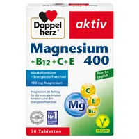 Queisser Pharma Doppelherz Magnesium 400 Vitamin B+C+E 4009932001105 Queisser Pharma 30 Stück