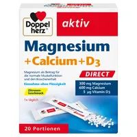 Queisser Pharma Doppelherz Magnesium +Calcium +D3 direct 4009932001945 Queisser Pharma 20 Stück