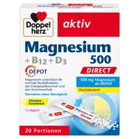 Queisser Pharma Doppelherz Magnesium 500 +B12 +D3 Depot direct 4009932001891 Queisser Pharma 20 Stück