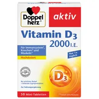 Doppelherz Nahrungsergänzungsmittel aktiv Vitamin D3 2000 I.E.
