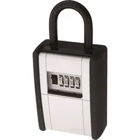 Abus Schlüsseltresor 463303 KeyGarage 797 20 Schlüssel oder 14 Plastikkarten 0,9kg silber mit Zahlenschloss Metall 4003318463303 Abus
