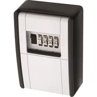 Abus Schlüsseltresor 463310 KeyGarage 787 20 Schlüssel oder 14 Plastikkarten 0,8kg silber mit Zahlenschloss Metall 4003318463310 Abus