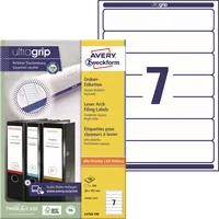 Avery Zweckform Ordnerrückenetikett ultragrip schmal/kurz 700 Etik./Pack.