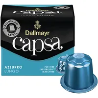Dallmayr Kaffeekapseln Capsa Lungo Azzurro 106000000, 10 Stück, Kapseln im Portionskarton 4008167010609 Dallmayr 10 Stück