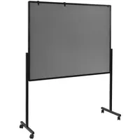 Legamaster mobiles Whiteboard 3in1 PREMIUM PLUS Multiboard XL 150,0 x 120,0 cm grau#!#weiß lackierter Stahl