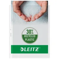 Leitz Prospekthüllen 4797-00-00, A4 transluzent genarbt, oben & links offen, 0,09mm 4002432432981 Leitz 100 Stück