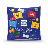 Ritter Sport Schokolade Bunter Mix 195 g/Pack.