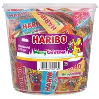 HARIBO Christmas Minibeutel Fruchtgummi 100 St  10 kg