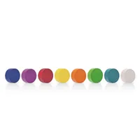 Magnetoplan Haftmagnet Design Wood Series, 16654810, Rund, 30mm Ø, farbig sortiert, 4000g 4013695067315 Magnetoplan 8 Stück