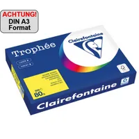 Clairefontaine Kopierpapier Trophée Color DIN A3 80 g/m² 500 Bl./Pack.