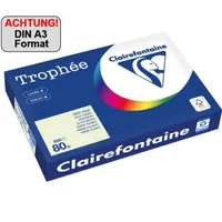 Clairefontaine Kopierpapier Trophee 1262PC lindgrün A3 80g 3329680004854 Clairefontaine 500 Blatt