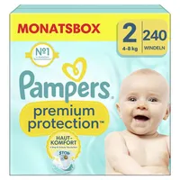 Pampers Windeln Größe Gr.2 (4-8 kg), 8006540705544 Pampers 240 Stück