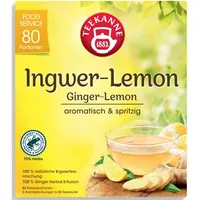 Teekanne Tee 7034, Ingwer Lemon, Beutel 4009300012207 Teekanne 80 Stück