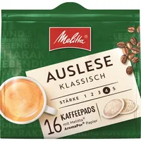 Melitta Kaffeepads Auslese Klassisch 1389898002, 16 Stück, Pads im Portionsbeutel 4002720001738 Melitta 16 Stück