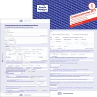 AVERY Zweckform Mietvertrag 2873 A4 2x4Blatt 4004182202876 AVERY Zweckform 5 Stück