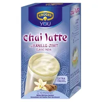 Krüger Instanttee Chai-Latte Classic India 207390, Vanille-Zimt, löslich Stick 4052700079097 Krüger 10 Stück