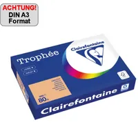 Clairefontaine Kopierpapier Trophée Color DIN A3 80 g/m² 500 Bl./Pack.