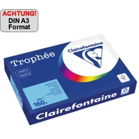 Clairefontaine Kopierpapier Trophée Color DIN A3 160 g/m² 250 Bl./Pack.