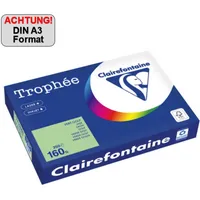 Clairefontaine Kopierpapier Trophée Color DIN A3 160 g/m² 250 Bl./Pack.