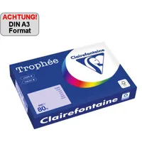 Clairefontaine Kopierpapier Trophée Color DIN A3 80 g/m² 500 Bl./Pack.