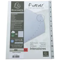 Exacompta Zahlenregister Forever® DIN A4 1-12