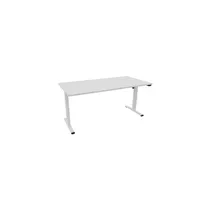 Schreibtisch eComo 810074001 elektrisch höhenverstellbar 72-120cm (H) 160x80cm (BxT) rechteckig weiß   weiß 5901747154238 N