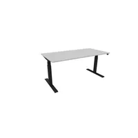 Schreibtisch eModel 30 810073394 elektrisch höhenverstellbar 65-131cm (H) 160x80cm (BxT) rechteckig platinum   schwarz 590